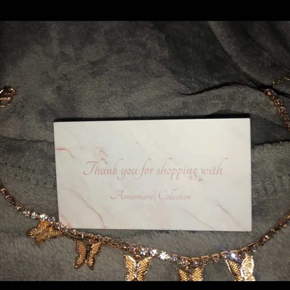 Butterfly necklace!